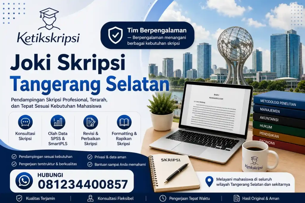 Joki Skripsi Tangerang Selatan