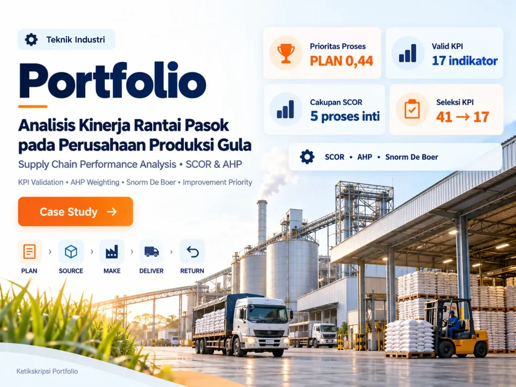 Analisis Kinerja Rantai Pasok pada Perusahaan Produksi Gula