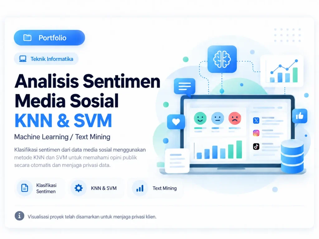 Analisis Sentimen Media Sosial Menggunakan KNN dan SVM